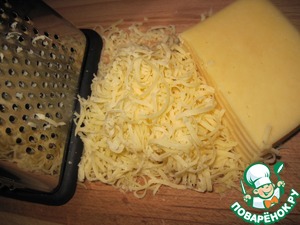 Тарталетки с сыром и мидиями